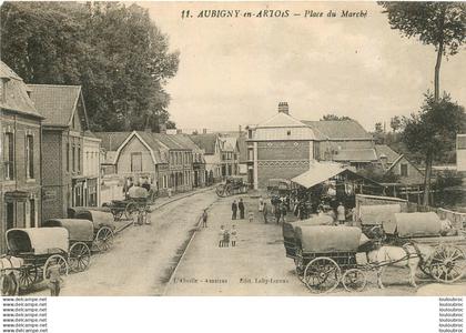 AUBIGNY EN ARTOIS PLACE DU MARCHE