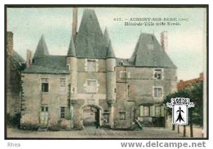 18 Aubigny-sur-Néré - 627 - AUBIGNY-SUR-NERE (Cher)  Hôtel-de-Ville (côté Nord) - cpa