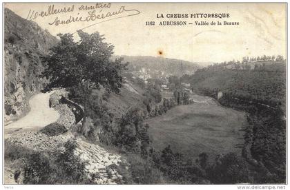 Carte Postale Ancienne de AUBUSSON