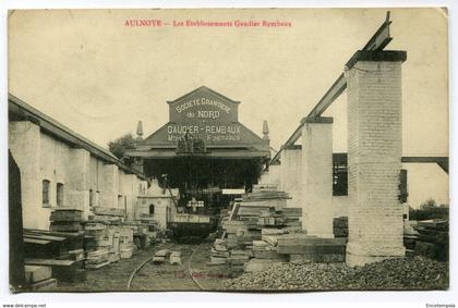 CPA - Carte Postale - France - Aulnoye - Les Etablissements Gaudier Rembaux (DG15051)