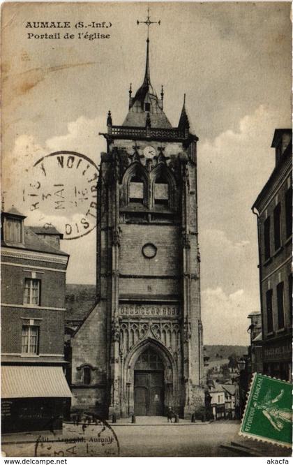 CPA AUMALE - Portail de l'Église (105713)