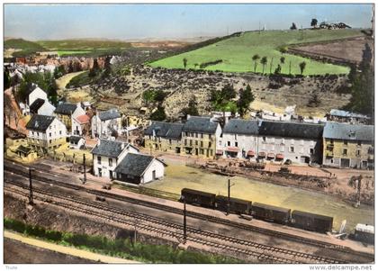 AUMONT-AUBRAC QUARTIER DE LA GARE VUE  AERIENNE