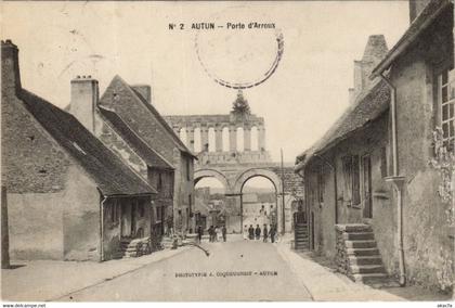 CPA AUTUN - Porte d'Arroux (121831)