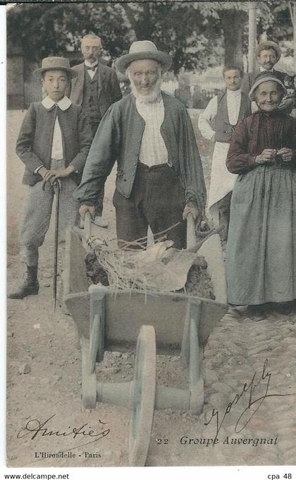 AUVERGNE : Types d'Auvergne :  Groupe Auvergnat