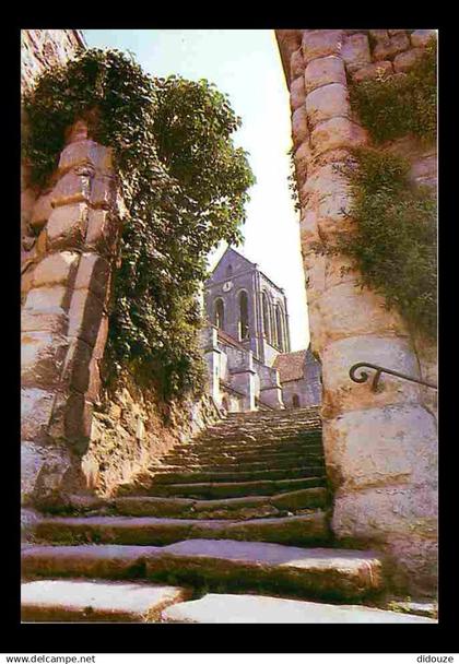 95 - Auvers sur Oise - Escalier de l'Eglie à Auvers - Carte Neuve - CPM - Voir Scans Recto-Verso