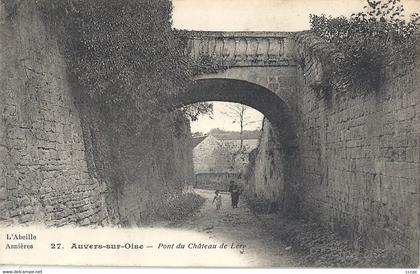 CPA Auvers-sur-Oise Pont du Château de Lery