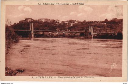 CPA AUVILLAR pont suspendu (979379)