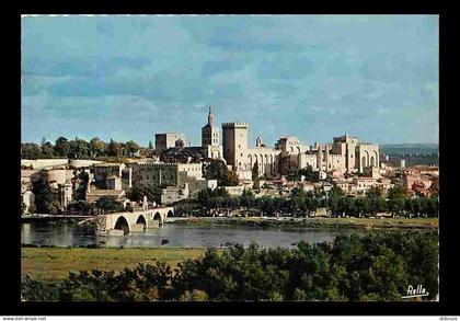 84 - Avignon - Le Pont Saint Bénézet - Le Palais des Papes - Flamme Postale - CPM - Voir Scans Recto-Verso