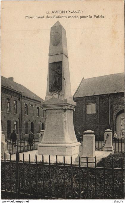 CPA AVION - Monument des Enfants morts pour la Patrie (129702)