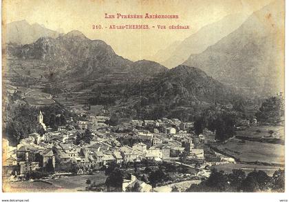 Carte postale ancienne de AX les THERMES