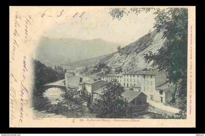 11 - Axat - Panorama - Vallée de l'Aude - Précurseur - CPA - Oblitération ronde de 1902 - Voir Scans Recto-Verso