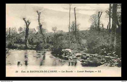 61 - Bagnoles de l'Orne - Environs de Bagnoles de l'Orne - Les Buards - Lavoir rustique - Animée - CPA - Voir Scans Rect