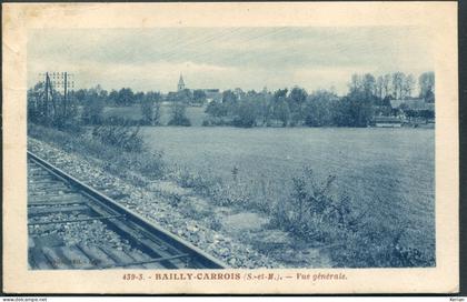 Bailly-Carrois - Vue Générale - Chemin de fer - n°439-3 - "Artistic" - Voir 2 scans larges & descriptif