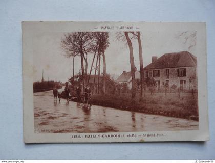 CPA 77 SEINE ET MARNE - BAILLYCARROIS : Le Rond Point