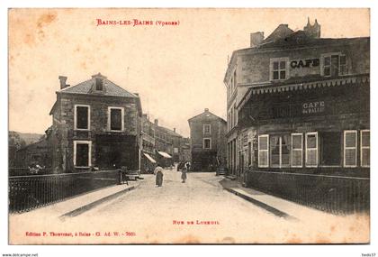 Bains les Bains - Rue de Luxeuil