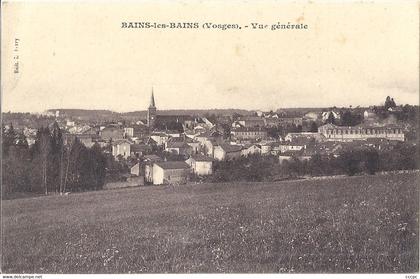 CPA Bains-les-Bains Vue générale