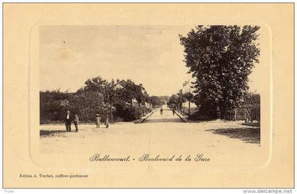 BALLANCOURT-SUR-ESSONNE BOULEVARD DE LA GARE CARTE GLACEE EDTION DE LUXE