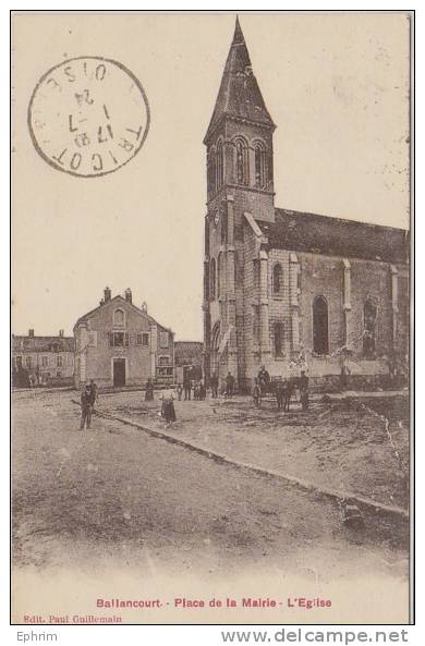 BALLANCOURT-SUR-ESSONNE - Place de la mairie - L´Eglise