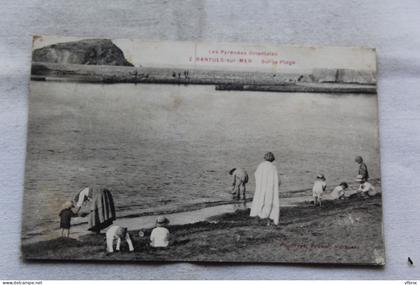 Banyuls sur mer, sur la plage, Pyrénées orientales 66