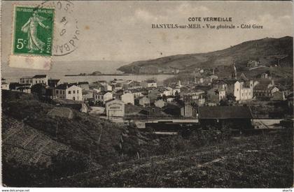 CPA BANYULS-sur-MER vue générale (144461)