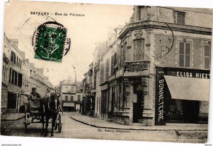 CPA BAPAUME - Rue de Péronne (220349)