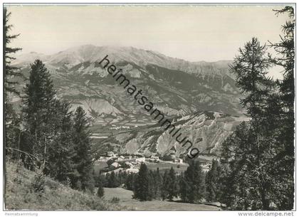 Barcelonnette-Le Sauze - Vue panoramique - Ansichtskarte Großformat