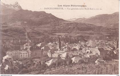 Barcelonnette - Vue générale (côté Nord Est)