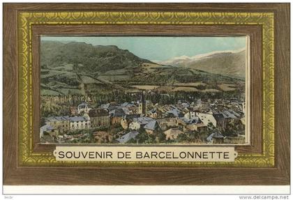 CPA (04)    BARCELONNETTE (carte a systeme depliant complet)