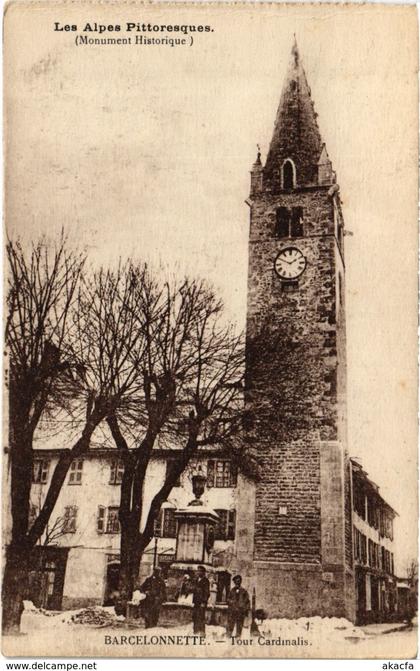 CPA Barcelonnette Tour Cardinalis (992194)