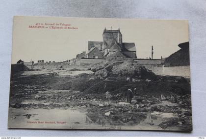 Barfleur, l'église et les rochers, Manche 50