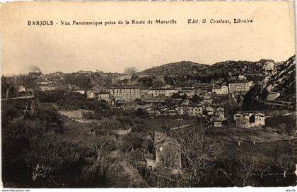 CPA BARJOLS Vue Panoramique prise de la Route de Marseille (1290634)