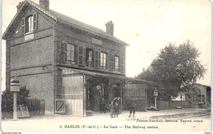 62 - BARLIN -- La gare