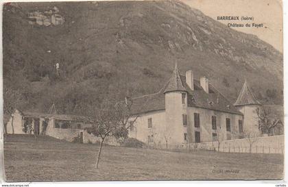 38 BARRAUX  Château du Fayet