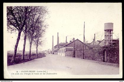 cpa du  44  Basse Indre un coin des Forges et route de Chabessière     LZ46