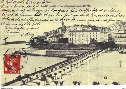 Carte postale ancienne de BASTIA