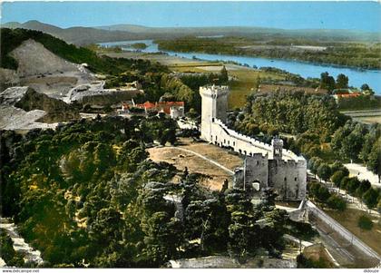 30 - Beaucaire - Le Château - Vue aérienne - Flamme Postale de Beaucaire - CPM - Voir Scans Recto-Verso