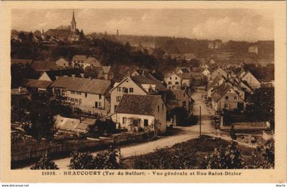 CPA BEAUCOURT - Vue générale et Rue St-Dizier (142584)