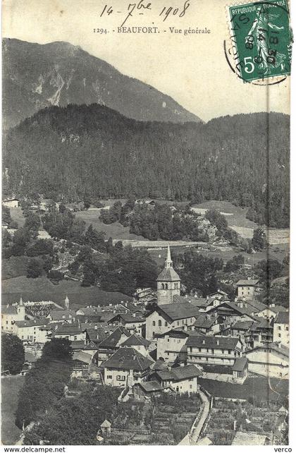 Carte Postale ancienne de BEAUFORT