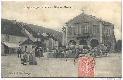 CPA Beaufort-du-Jura - Mairie - Place du Marché