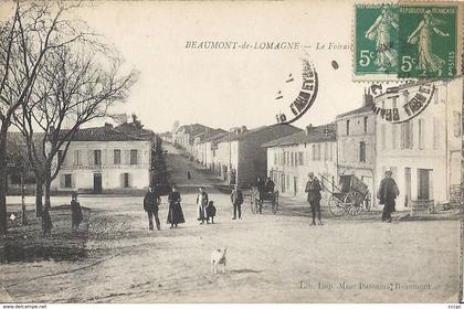 CPA Beaumont-de-Lomagne Le Foirail