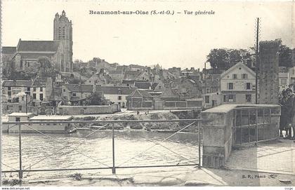 CPA Beaumont-sur-Oise Vue générale