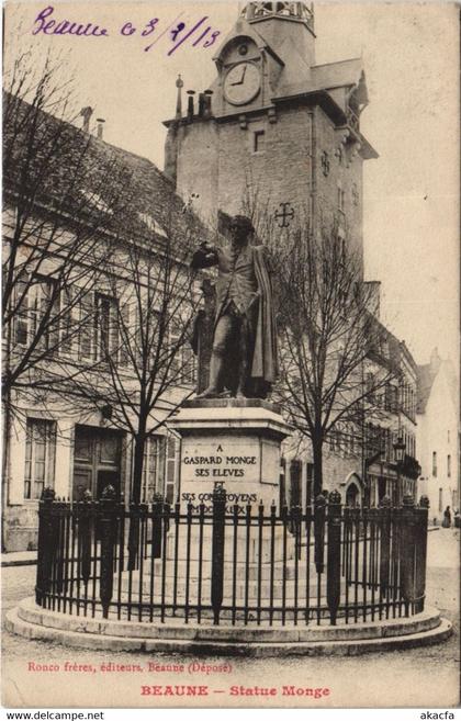 CPA BEAUNE - Statue Monge (121502)