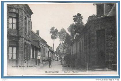 80 - BEAUQUESNE  --  Rue de l'Eglise