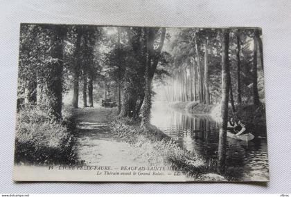 Beauvais sainte Hélène, lycée Félix Faure, le Thérain avant le grand relais, Oise 60