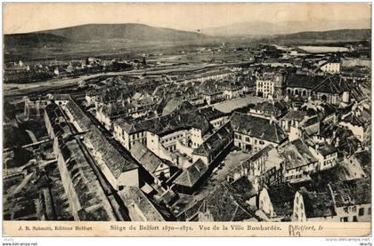 CPA Siege de BELFORT Vue de la Ville Bombardée (722551)