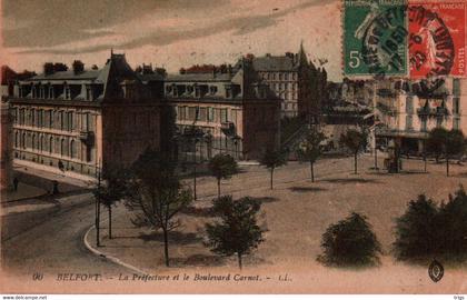 Belfort - la Préfecture et le Boulevard Carnot