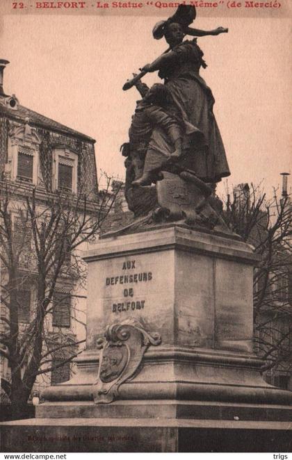 Belfort - la Statue "Quand Même"