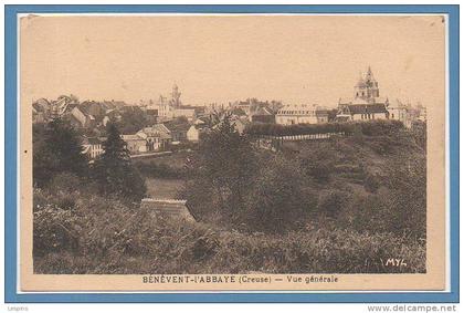 23 - BENEVENT L'ABBAYE --  Vue générale