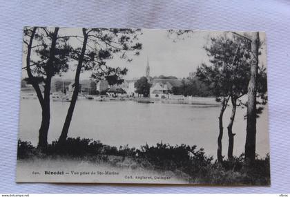 Bénodet, vue prise de sainte Marine, Finistère 29