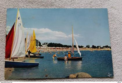 H526, Cpm, Bénodet, la grande plage et ses bateaux, Finistère 29